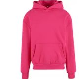 Build Your Brand Oversized hoodie, ultra resistent, sweatshirt met capuchon voor heren, Roze hibiscus