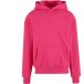 Build Your Brand Oversized hoodie, ultra resistent, sweatshirt met capuchon voor heren, Roze hibiscus