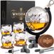 Whisiskey Carafe à whisky - Globe - Ensemble de carafes à whisky de luxe - 0,9 L