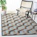 Safavieh Modern tapijt, PAR354, geweven viscose, zacht grijs/bruin gemengd 78 x 121 cm