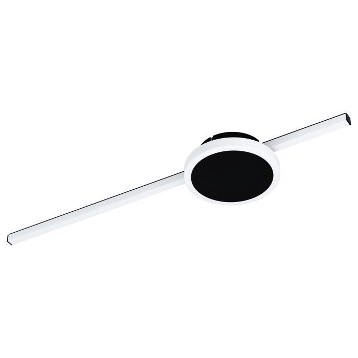 EGLO Sarginto Plafondlamp - Zwart/Wit - 4.5 cm