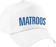 Bellatio Decorations Matroos verkleed petje - Wit - Polyester - Unisex - Volwassenen