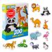 Magdum Koelkastmagneten voor peuters – 20 dierentuindierenmagneten | Groot Safari, Jungle magnetisch dier voor whiteboard – Montessori speelgoed voor klaslokaal, thuis – Cadeau voor kinderen