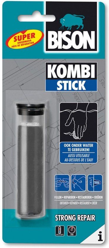 Bison 2-componentenlijm Kombi Stick - 56 g