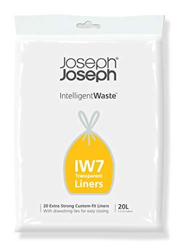 Joseph Joseph IW7 20-liter General Waste Liners (20 Pack) - Transparant