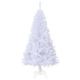 Prolenta Maison Exclusive Kunstkerstboom met dikke takken, wit, 120 cm, PVC