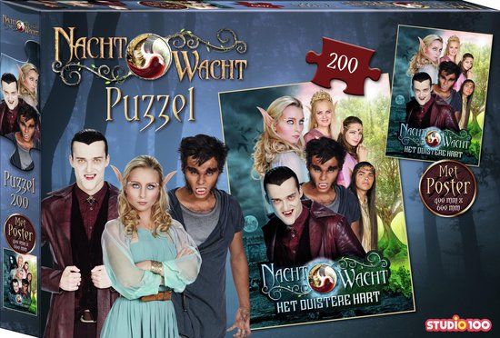 Nachtwacht Puzzel - Het Duistere Hart - 200 stukjes - met poster
