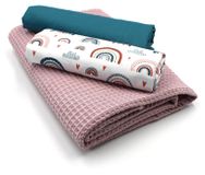 Waffle Pique Set van 100% Coton pour Projets Créatifs