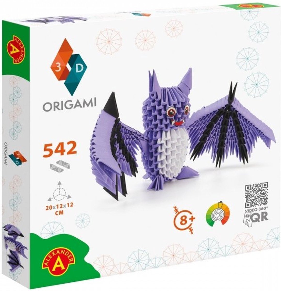 Alexander Toys Alexander - ORIGAMI 3D – Vleermuis