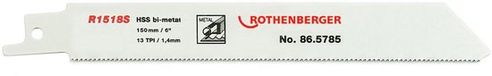 ROTHENBERGER Universeel zaagblad, 150x20x0,9, 13 TPI (5-pack)