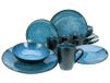 CreaTable, 23630, serie Capri - reactief glazuur, 16-delige serviesset, combiservies van aardewerk, vaatwasser- en magnetronbestendig, kwaliteitsproductie
