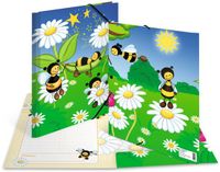HERMA hoekspanmap Dieren 'Bijenweide', karton, DIN A4