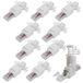 SeKi 10 x gereedschapsvrije RJ45-netwerkstekker CAT 6 UTP