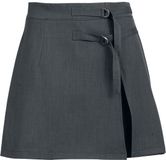 Hell Bunny Traxler Skorts Dames Shorts - grijs - XS