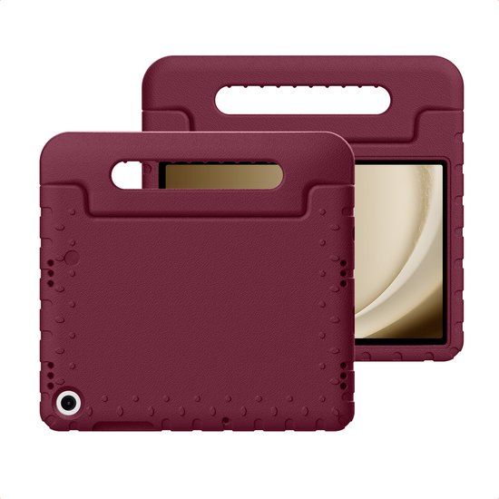 imoshion Tablet Hoes Kinderen - Geschikt voor Samsung Galaxy Tab A9 Plus / Galaxy Tab A11 Plus - Kidsproof Kinder Hoes - Velvet Plum