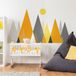 Ambiance Sticker Kinderstickers van Scandinavische bergen en Antarctica, 80 x 120 cm