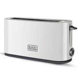 BLACK+DECKER BXTO1001E Broodrooster - 1 Sleuf - 1000W - Wit