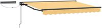 vidaXL Parasol électrique solaire 4,5 x 3 m Sable