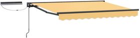 vidaXL Parasol électrique solaire 4,5 x 3 m Sable