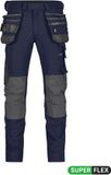 DASSY Stretch holsterzakkenbroek met kniezakken
