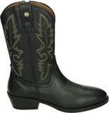 Develab 44374 Zwarte Cowboylaarzen Meisjes Kinderlaarsjes Leer Maat 34