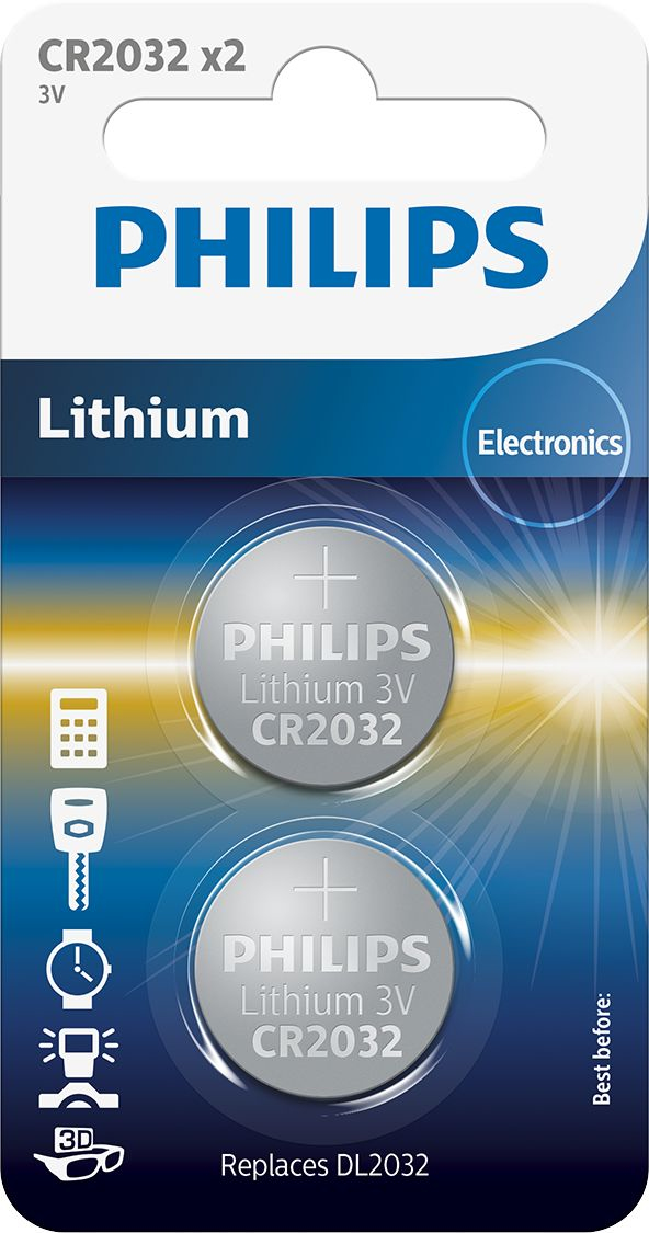 Philips Batterij CR2032P2/01B