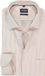 OLYMP Luxor modern fit overhemd - popeline - beige met wit gestreept
