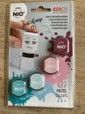 Colop little NIO Vervangingsstempelkussen – Set van 4 Pastelkleuren