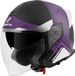 Bogotto H586 City-B Jethelm - Zwart/Paars/Wit - Maat L