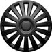 Versaco Luxury wieldoppen - Zwart - 13 inch - 4 stuks