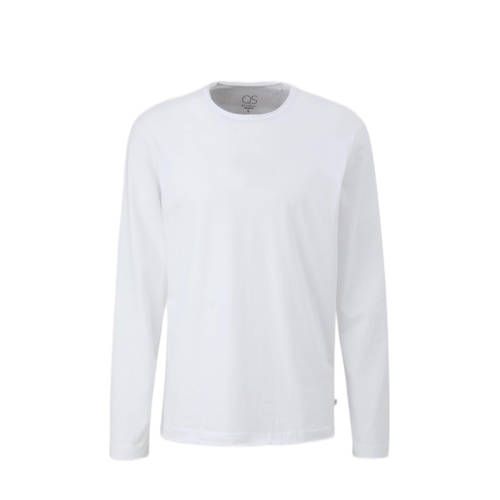 Q/S by s.Oliver regular fit longsleeve wit