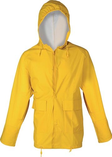 Asatex PU regenjack geel maat L