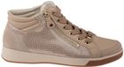 Ara - 1224499 OM-ST-HIGHT-SOFT - Hoge sneakersVeterbootsDames veterschoenenDames sneakersHalf-hoge schoenen - Kleur: Taupe - Maat: 38