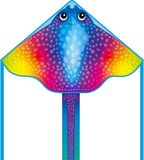HQ Invento GmbH Kindervlieger HQ Simple Flyer 120 Manta 102002 Regenboog 120 x 75 cm + 1500 cm staart