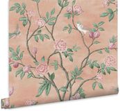 Laura Ashley Eglantine Behang - Bloemen - 10mx52cm - Roze