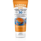 Badger Minerale zonnebrandcrème voor kinderen | SPF 30 Zink Zonnecrème | Biologisch & Glutenvrij | Beschermt tegen UV-stralen (87ml)