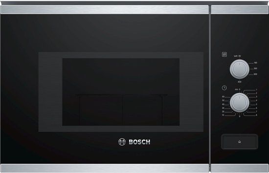 Bosch BFL520MS0 - Inbouw magnetron - Zwart/RVS