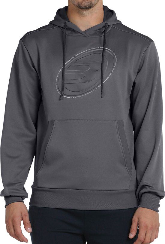 BULLPADEL Baltar Heren Padel Sweatshirt Zwart Polyester Lange Mouw