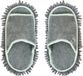 Vigar - microfiber - schoonmaak slippers - grijs