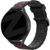 Bracelet sport rayé Xiaomi Watch S5 (noir/rouge)
