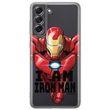 ERT GROUP mobiel telefoonhoesje voor Samsung S21 FE origineel en officieel erkend Marvel patroon Iron Man 029