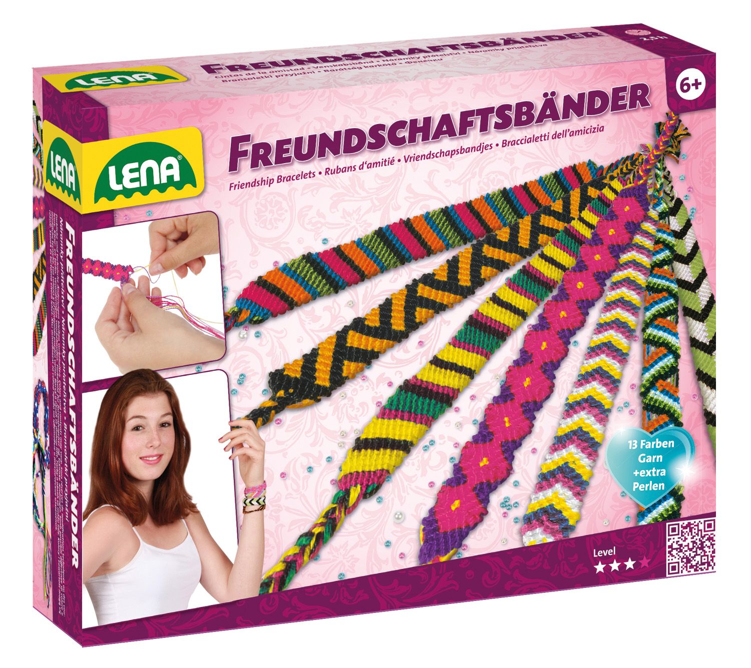 Lena Vriendschaps Armbandjes Groot - Meerkleurig