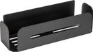 Wenko Turbo-Loc Doucherek Bivio mat zwart aluminium 30x10cm