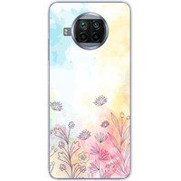 Xiaomi Mi 10T Lite Watercolor flowers bedrukt siliconen hoesje