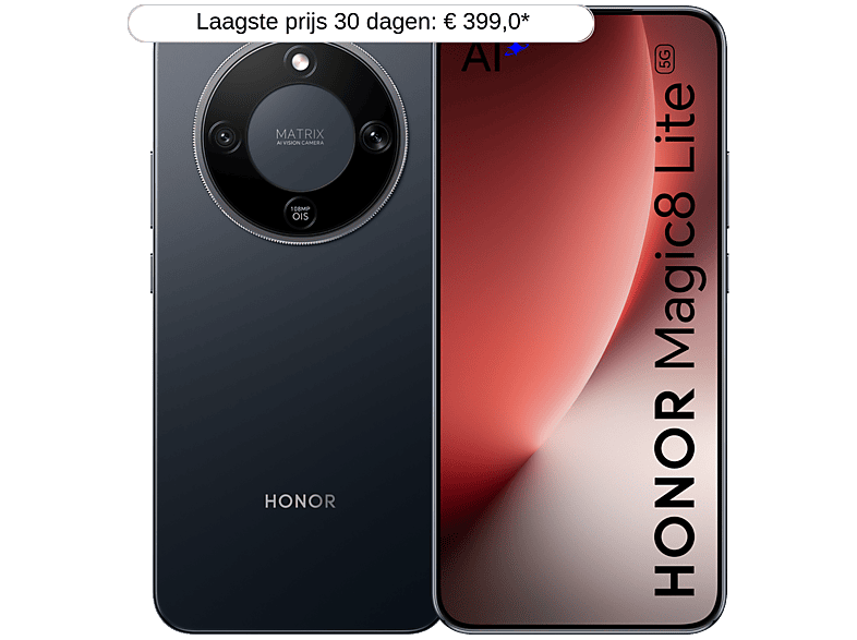 Honor Magic 8 Lte 8+512 - Blk + Choice Watch 2 Pro 512 Gb Zwart