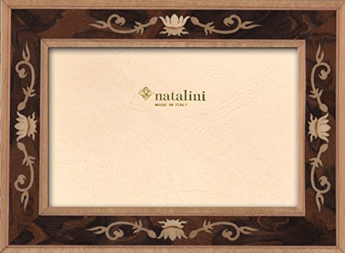 Natalini LUIGI XIV NOCE 10X15 fotolijst met ondersteuning voor tafel, tulipwood, walnoot, 10 x 15 x 1,5