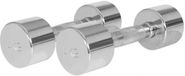 Gorilla Sports Chroom Dumbellset 8 kg 2 x 4 kg