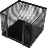 helit H2518495 - Notitiebox "the cube network" zwart