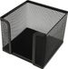 helit H2518495 - Notitiebox "the cube network" zwart