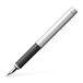 FABER-CASTELL Essentio vulpen, mat metaal, penpunt B, zilver